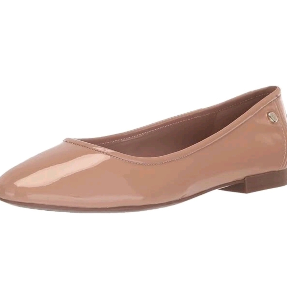 🩷🔹️ Vince Camuto 🔹️Minndy Leather Ballet Blush Flats NWOT Size 8